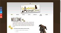 Desktop Screenshot of grandviewanimalclinic.com